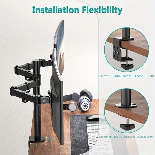 Multifunctional Rotatable Monitor Bracket