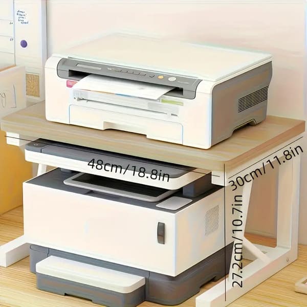 Sturdy Metal Desktop Printer Stand