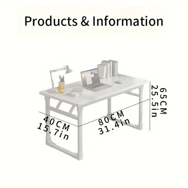 Versatile Foldable Wooden Desk